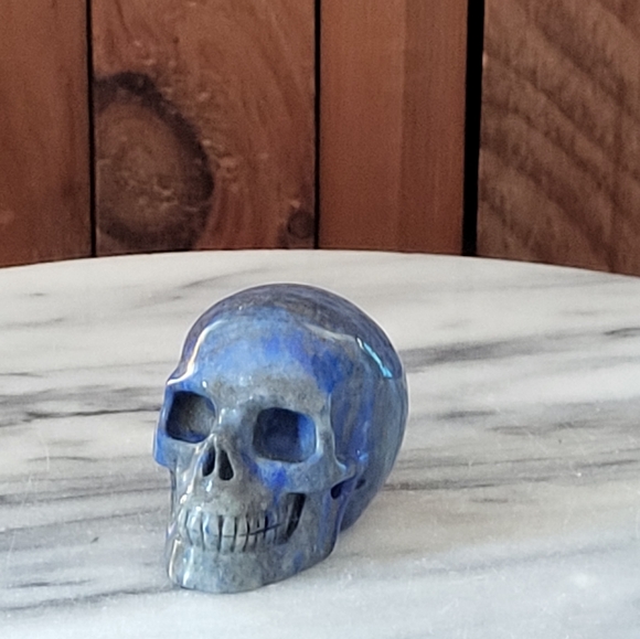 Lapis Lazuli Skull - Picture 15 of 15